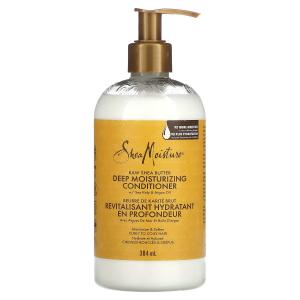 SheaMoisture Глубоко увлажняющий кондиционер с сырым маслом ши для вьющихся и вьющихся волос, 13 жидких унций (384 мл)