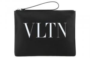 Мужской клатч из гладкой телячьей кожи, стандартного размера Valentino, box(basic set+box)