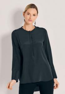 Блуза MADELEINE LANGE IN KRAGENLOSER FORM, Navy/Blue