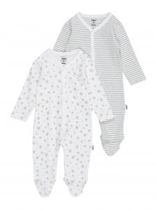 Обычная пижама LILIPUT, пестрый серый/белый