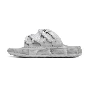 Резиновые тихие тапочки-слайды с защитой от запаха для мужчин MOMGOG, Distressed White