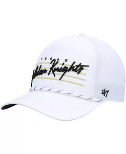 Мужская белая кепка Vegas Golden Knights Downburst Hitch Snapback '47 Brand, белый