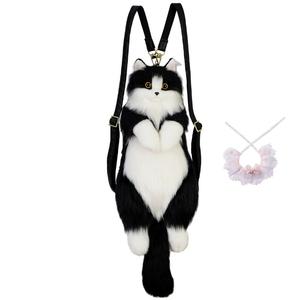 Плюшевая игрушка Cow Cat реалистичная, животное плюшевая кукла, высота 50см J&TOO