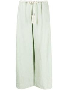 Прямые брюки с кулиской Fabiana Filippi, зеленый