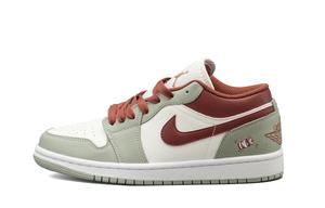 Jordan кроссовки Air 1 Low top Vintage баскетбольные unisex красные