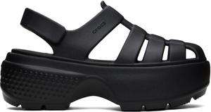 Сандалии Stomp Fisherman Crocs, черный