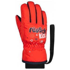 Перчатки детские огненно-красные платье сине-белые - 1 Reusch