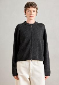 Кардиган Marc O'Polo LONGSLEEVE ZIPPER, Night Grey Melange/Dark Grey