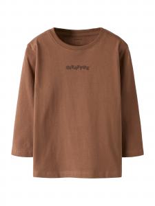 NAME IT Лонгслив 'NMMDENIUS' в цвете Brown, Light Brown