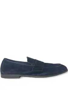 Замшевые лоферы Mille 885, синий