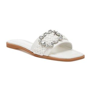 Женские сланцы Hazbin diamante London Rag, White