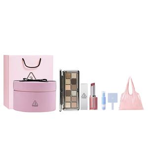 Набор из двенадцати оттенков теней для век и помады Soft Focus Легко растушевывается, мерцает, натуральный цвет 3CE, cement plate+semi-ripe watermelon flesh color