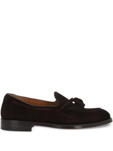 Замшевые мокасины Doucal Doucal's, коричневый