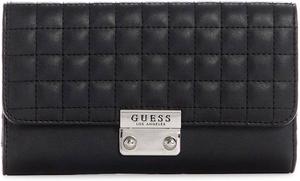 GUESS Женский стеганый большой кошелек-клатч - Black