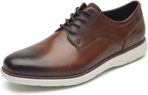 Мужские оксфорды Rockport Garett с простым носком, Cognac