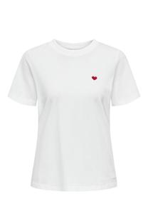 Футболка женская Jacqueline de Yong однотонная, белый