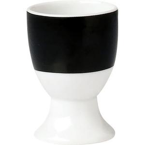 Подставка для яиц van Well Vario, фарфор, подходит для мытья в посудомоечной машине и использования в микроволновой печи Van Well, черный/белый