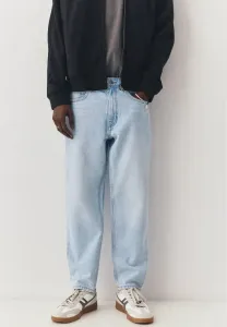 Стандартные джинсы прямого кроя Pull&Bear, Light Blue Denim