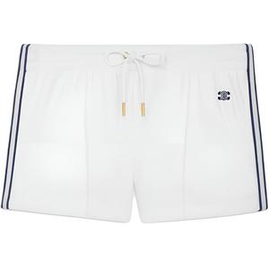 Шорты с вышитым логотипом Triomphe на шнурке CELINE, белый