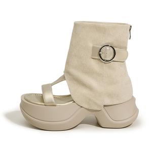 Римские сандалии женские 8 см Milan love song, Champagne