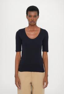 Футболка CLOSED WIDE NECK SHORT SLEEVE, Dark Night/Dark Blue