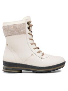 Ботинки женские Rieker со шнуровкой на плоской подошве, бежевый