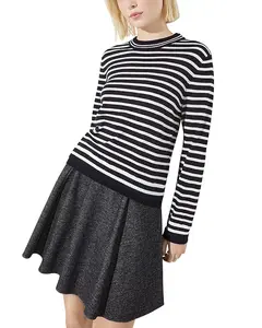 Свитер с круглым вырезом из мериносовой шерсти Max&Co., синий