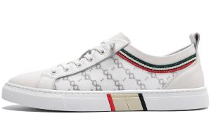 Кроссовки Qianbaidu C°Banner C°Banner Stylish Skateboarding, белый/красный/синий