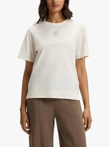 BOSS Elpha футболка с вышитым логотипом HUGO BOSS, Open White