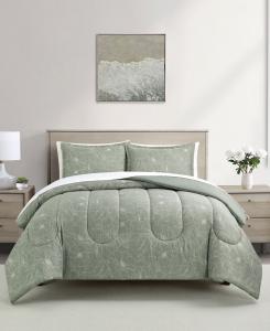 Комплект постельного белья Julia Floral из 3 предметов Macy's, зеленый