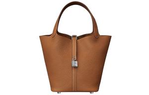 HERMES Сумка Пикотин Лок из кожи Таурильон Клеманс