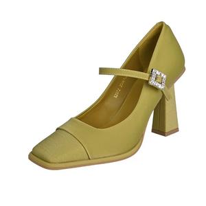 Xingdiman Женские туфли на высоком каблуке черно-зеленые, цвет Green