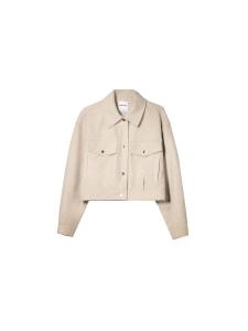 Межсезонная куртка Bershka, темно-бежевый