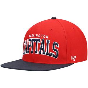 Мужская красная кепка '47 Washington Capitals Captain Snapback