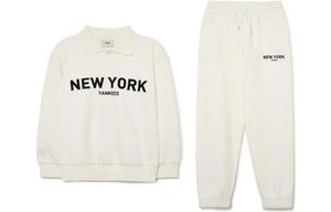 Детская повседневная спортивная футболка с воротником-поло MLB, кремовый