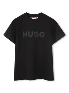 Футболка с логотипом Hugo Kids, черный