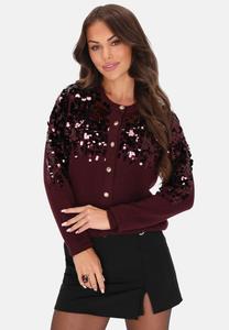 Кардиган faina Cardigan, Burgundy/Red