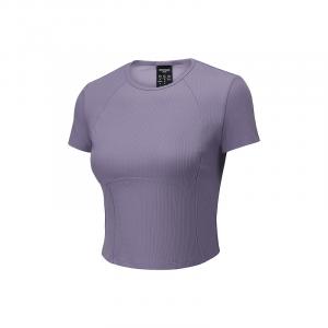 Skechers Футболка Freedom Series Regular женская темно-фиолетовый серый