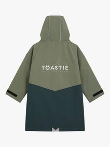 Детский водонепроницаемый халат с цветными блоками Toastie, Olive