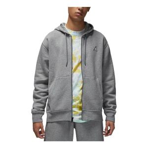 Толстовка Nike Solid Color Brand Zipper Hooded Long Sleeves Hoodie Men's Grey, серый