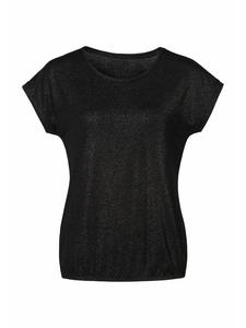 черная рубашка с круглым вырезом Vivance