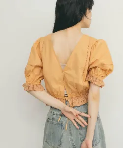 Универсальная блузка из плотного кружева Kbf, цвет Apricot