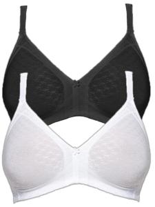 Бюстгальтер без косточек SUSA 2er Pack BH ohne Bügel Topsy, черный