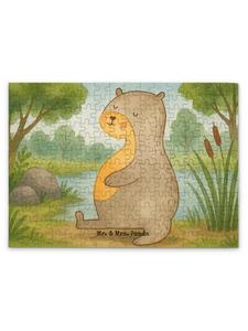 Mr. & Mrs. Panda Дизайн «Пазл в виде живота выдры» без надписи, белый