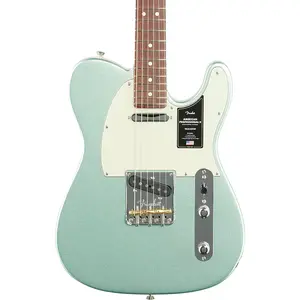 Fender American Pro II Telecaster, гриф из розового дерева (с чехлом), Mystic Surf Green