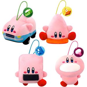 Набор из четырех плюшевых кукол-подвесок неправильной формы для исследования и открытий, стандартная высота Kirby