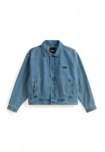 VANS Куртка для межсезонья 'Pomona Station' в синем дениме