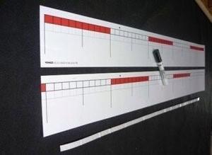 Магнитные накладки с сухим стиранием по числовой оси PHU Lewandowski