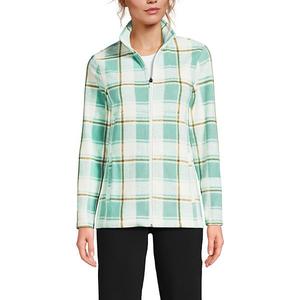 Женская флисовая куртка с принтом на молнии Lands' End