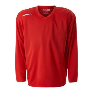 BAUER Новая оригинальная тренировочная хоккейная майка для детей, подростков и взрослых, командная форма, соревновательный комплект, верхний слой для мужчин и женщин, взрослый красный FLEX One Size